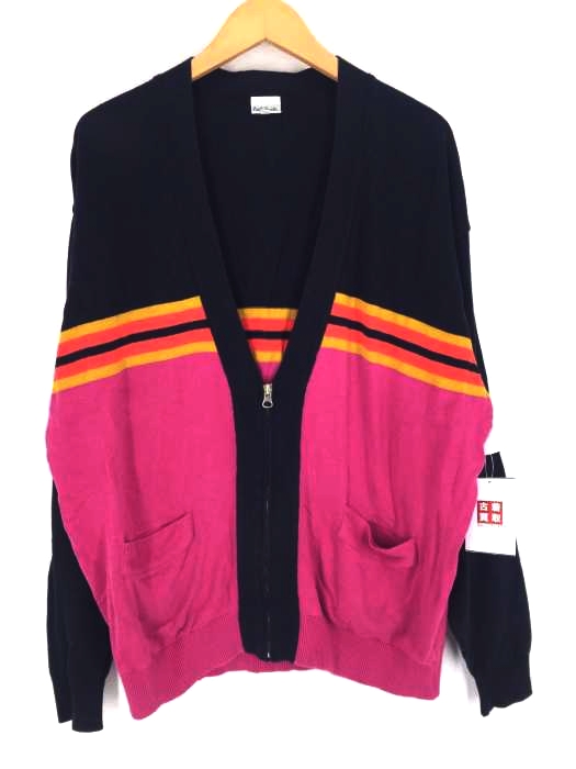 PS Paul Smith（ピーエスポールスミス） ボーダージップアップカーディガン メンズ トップス