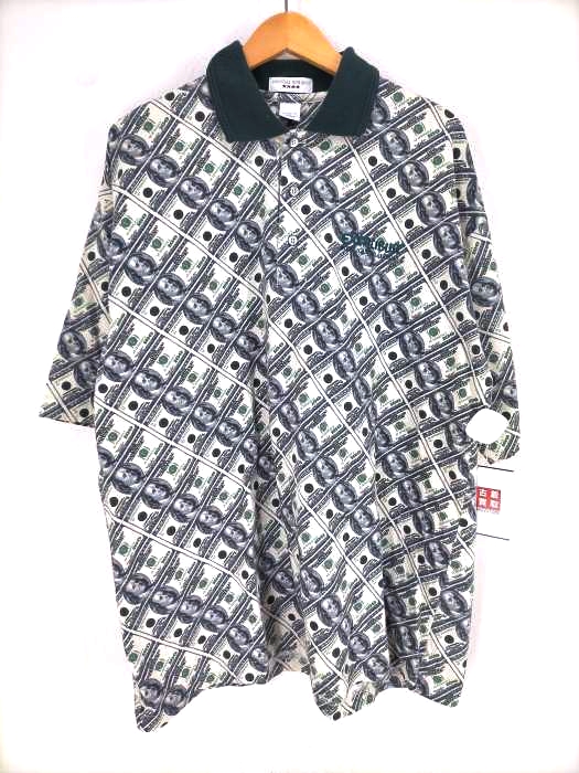 USED古着(ユーズドフルギ) 総柄プリントポロシャツ メンズ トップス