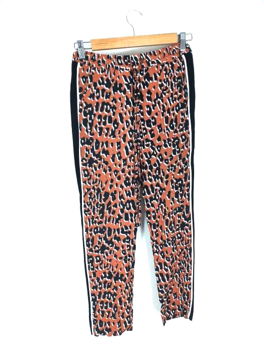 ZARA WOMAN（ザラ ウーマン） レオパード柄サイドラインパンツ レディース パンツ