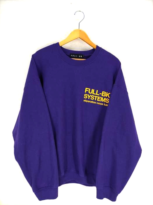 FULL-BK（フルビーケー） SYSTEMS LOGO CREW NECK 2020 メンズ トップス