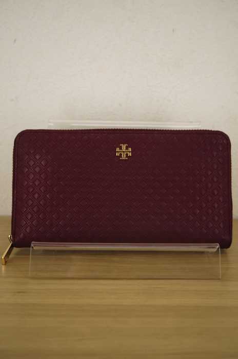 TORY BURCH(トリーバーチ) エンボスド ガセットジップ コンチネンタル レディース 財布・ケース