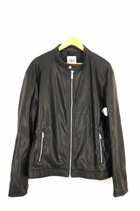 ZARA（ザラ） シングルライダースジャケット メンズ アウター