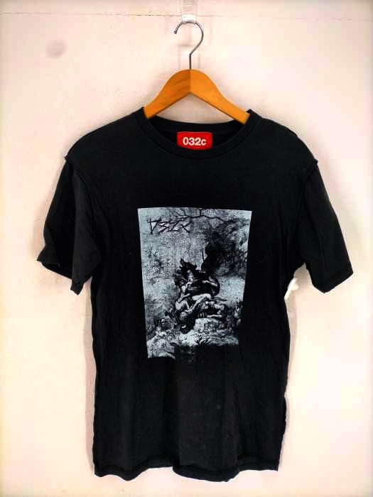 032C（ゼロスリートゥーシー） プリントクルーネックTシャツ メンズ トップス