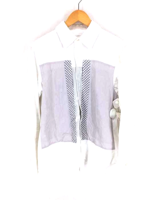 GANRYU(ガンリュウ) AD2014 MIX WHITE SHIRT メンズ トップス