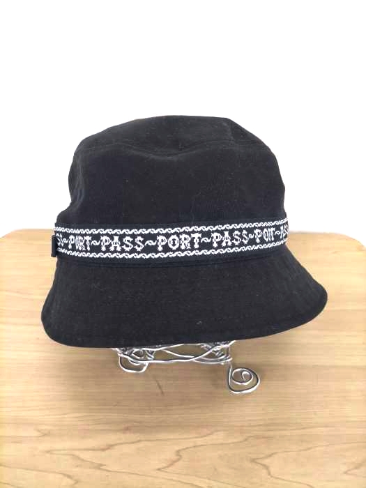 PASSPORT（パスポート） テープロゴ バケットハット メンズ 帽子