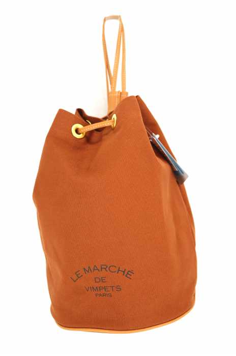 LE MARCHE DE VIMPETS(ルマルシェドヴィムペッツ) キャンバス巾着ショルダーバッグ レディース バッグ