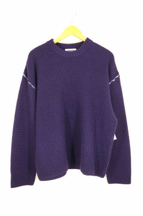 MONKEY TIME （モンキータイム） PE AZE CROPPED LINKING CREW NECK メンズ トップス