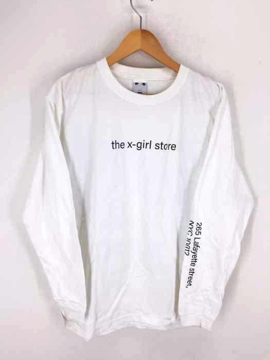X-girl（エックスガール） STORE NEON L/STEE レディース トップス