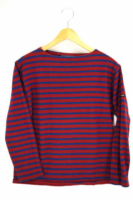 SAINT JAMES（セントジェームス） ボートネックボーダーカットソー メンズ トップス