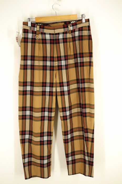 MONKEY TIME （モンキータイム） TW BEIGE CHECK WIDE 1P PANTS メンズ パンツ
