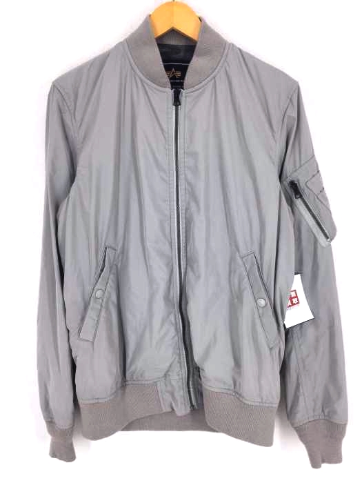 ALPHA INDUSTRIES（アルファインダストリーズ） MA-1 ジップアップジャケット メンズ アウター