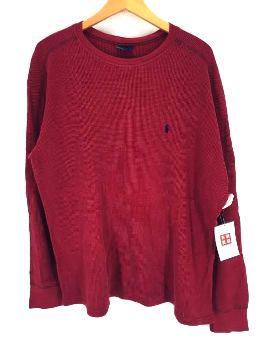 POLO RALPH LAUREN(ポロラルフローレン) ワッフルクルーネックカットソー サーマル メンズ トップス