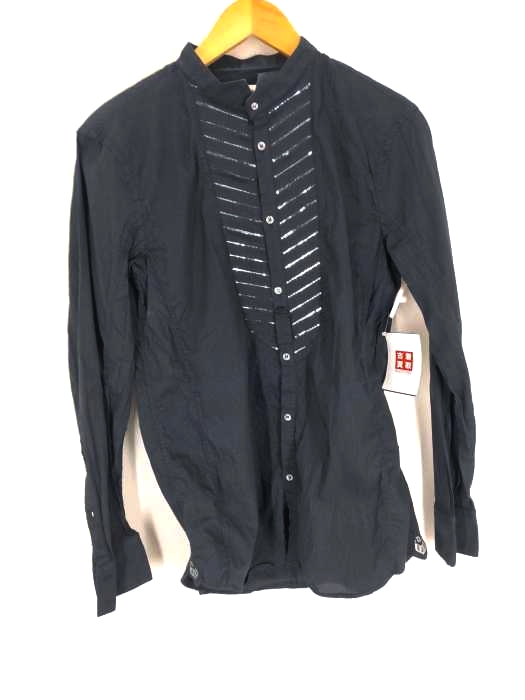 DIESEL（ディーゼル） スパンコールスタンドカラーシャツ メンズ トップス