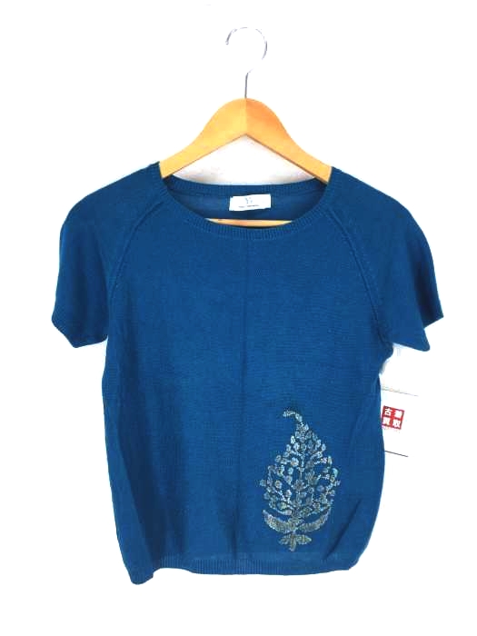 Y’s（ワイズ） クルーネックニットTシャツ レディース トップス
