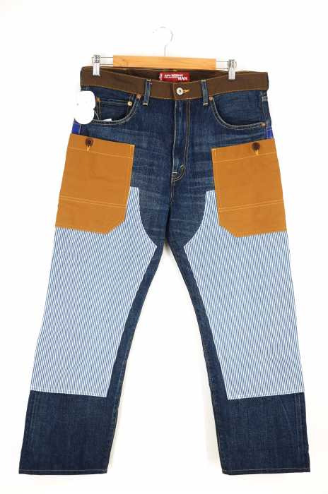 Levi's × JUNYA WATANABE COMME des GARCONS MAN(リーバイスジュンヤ ワタナベコム デ ギャルソンマン) AD2017 パッチワークデニムパンツ メンズ パンツ