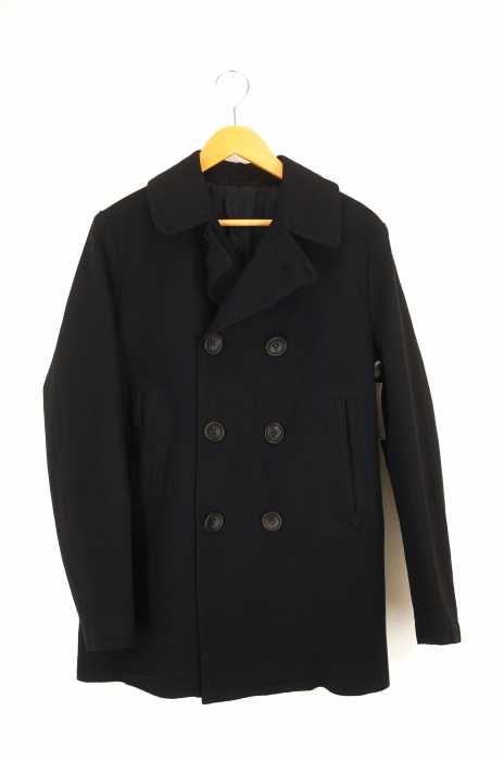 COMME des GARCONS HOMME （コムデギャルソンオム） AD2009 製品染め ポリ縮絨 ピーコート メンズ アウター