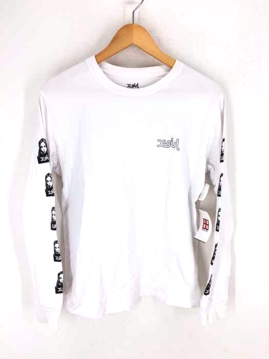 X-girl（エックスガール） FACE L/S REGULAR TEE レディース トップス