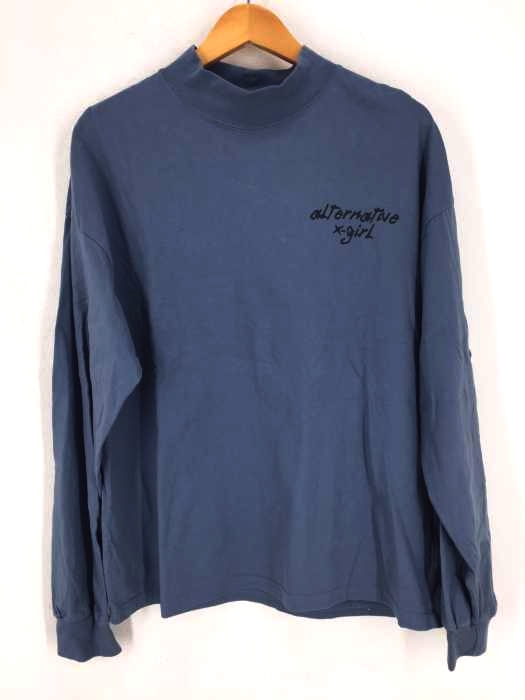 X-girl（エックスガール） ALTERNATIVE LOGO HIGH NECK L/S TEE レディース トップス