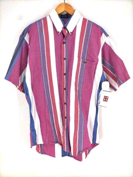 CHAPS（チャップス） マルチカラー ストライプ ボタンダウンシャツ メンズ トップス