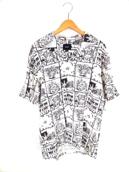 HUF（ハフ） DAY IN THE LIFE S/S WOVEN TOP メンズ トップス