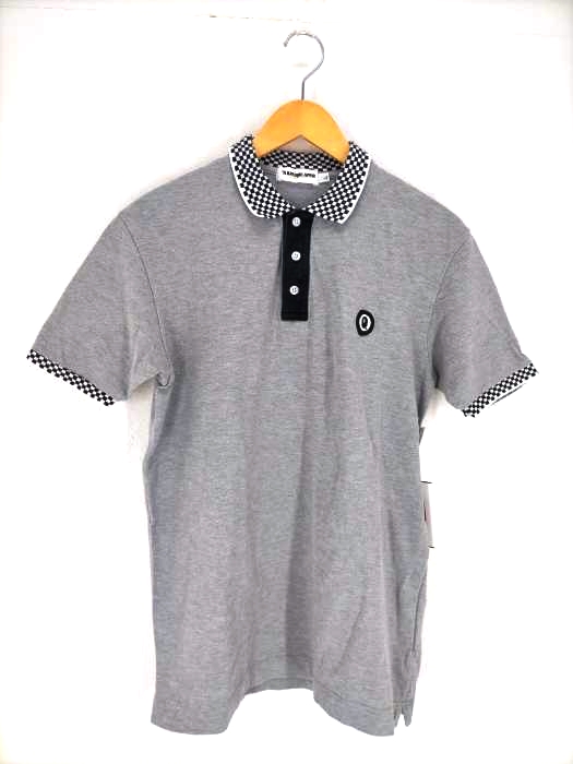 A BATHING APE(アベイシングエイプ) チェック ポロシャツ メンズ トップス