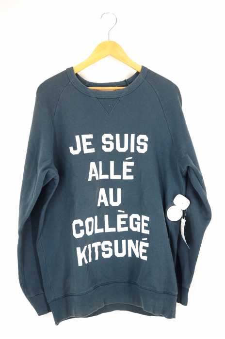 MAISON KITSUNE　メゾンキツネ （メゾンキツネ） プリントスウェットプルオーバー メンズ トップス