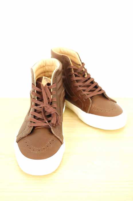 VANS （バンズ ） SK8-HI レザー メンズ シューズ