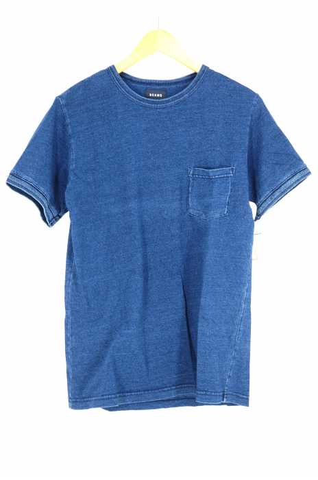 BEAMS  （ビームス） インディゴ染めポケットTシャツ メンズ トップス
