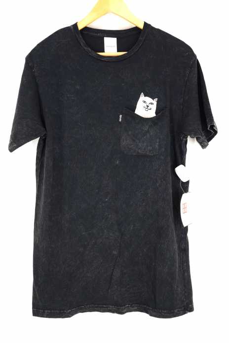 RIPNDIP(リップンディプ) ムラ染めポケットTシャツ メンズ トップス
