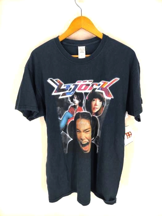 GILDAN（ギルダン） Bjork フォトプリント ミュージックTシャツ メンズ トップス