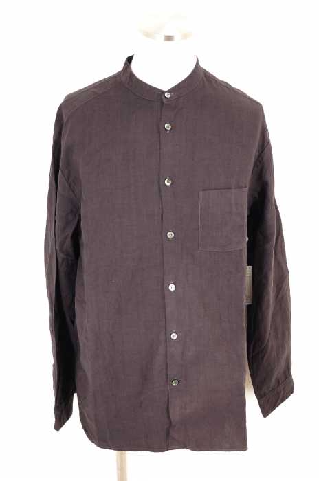 nest Robe CONFECT（ネストローブ コンフェクト） バンドカラーリネンシャツ メンズ トップス