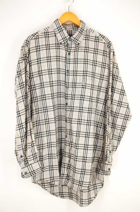 BURBERRY LONDON（バーバリーロンドン） チェック柄ボタンダウンシャツ メンズ トップス