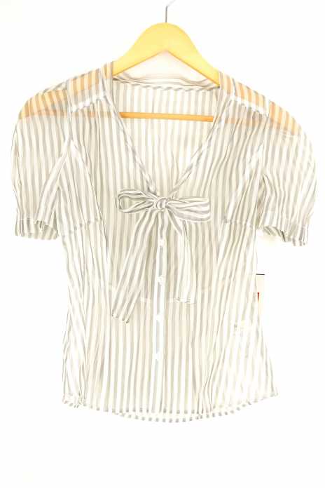 snidel (スナイデル) パフスリーブボウタイブラウス レディース トップス