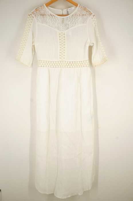 moussy (マウジー) LACE&EYELET マキシドレス レディース ワンピース
