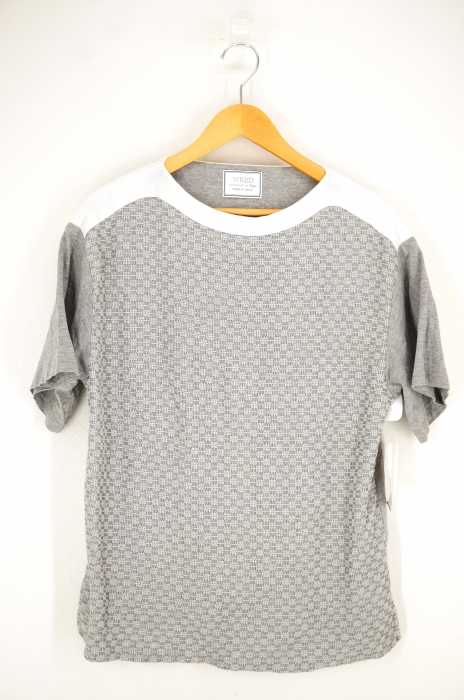 WRAPINKNOT（ラッピンノット） 素材切替ニットTシャツ メンズ トップス