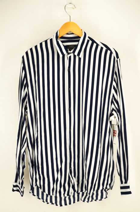 ZARA MAN （ザラマン） レーヨンシャツ ストライプ メンズ トップス