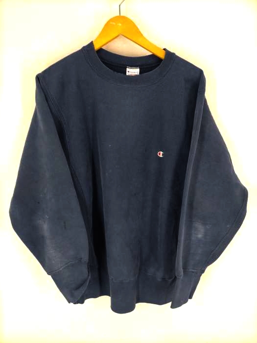 Champion（チャンピオン） 刺繍タグ 目つきリバースウィーブ スウェット メンズ トップス