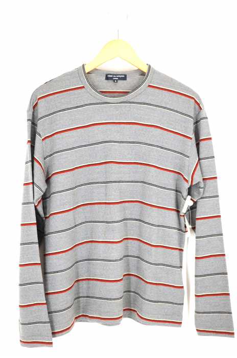 COMME des GARCONS HOMME (コムデギャルソンオム) AD2003 ボーダーウールカットソー メンズ トップス