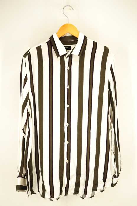 ZARA MAN （ザラマン） レーヨンシャツ ストライプ メンズ トップス