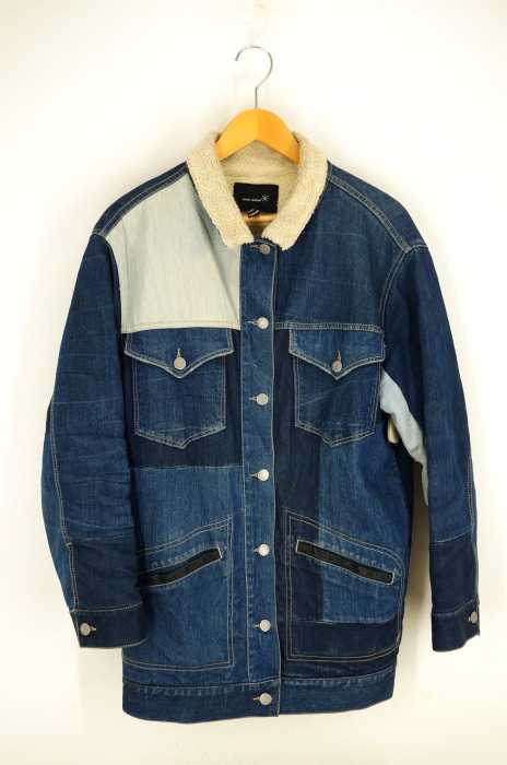 ISABEL MARANT (イザベルマラン) 裏ボアパッチワークデニムカバーオール レディース アウター