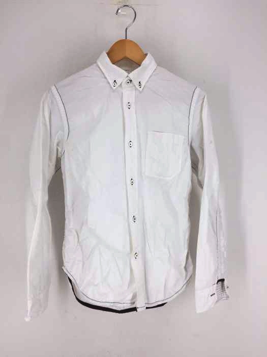 JUNYA WATANABE COMME des GARCONS MAN（ジュンヤワタナベコムデギャルソンマン） AD2010 ボタンダウン無地シャツ メンズ トップス