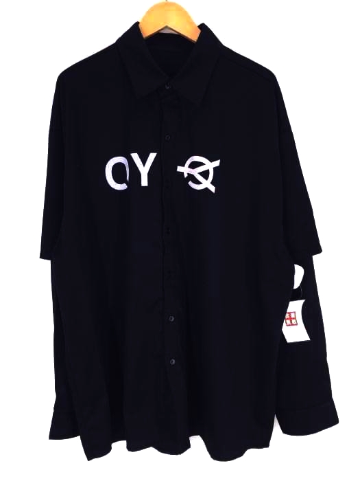 OY(オーワイ) ロゴプリントレイヤードシャツ メンズ トップス