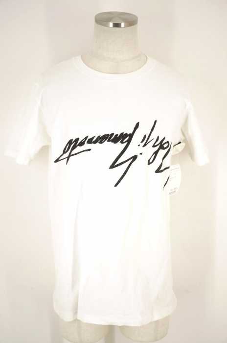 Yohji Yamamoto Ground Y (グラウンドワイ) 反転ロゴTシャツ メンズ トップス