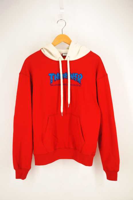 jouetie × THRASHER（ジュエティ スラッシャー） サガラBBQ HOODIE レディース トップス