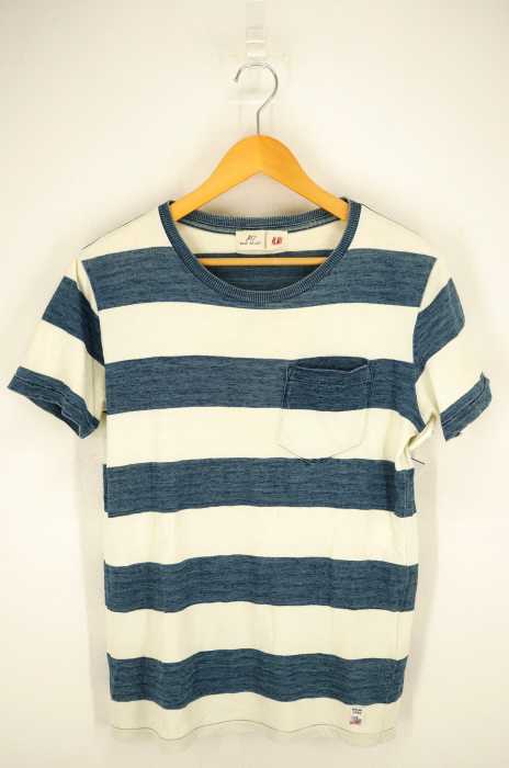 REMI RELIEF （レミレリーフ） ボーダーポケットTシャツ メンズ トップス