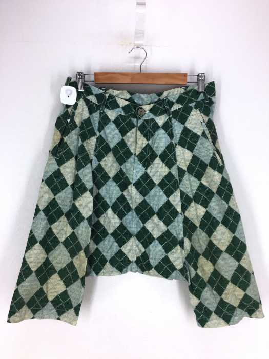 COMME des GARCONS HOMME PLUS（コムデギャルソンオムプリュス） SuperImposition期 アーガイル 総柄 サルエル クロップ  パンツ メンズ パンツ