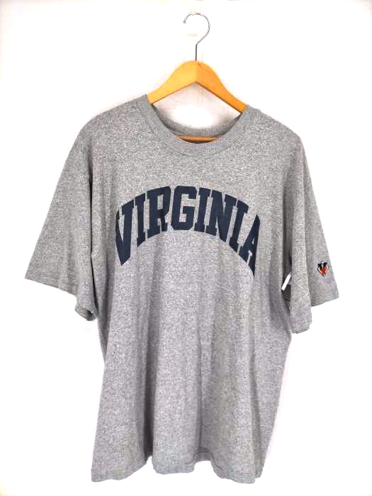 USED古着(ユーズドフルギ) VIRGINIA アーチロゴクルーネックTシャツ メンズ トップス