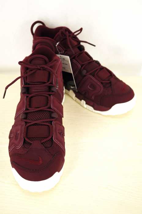 NIKE (ナイキ) AIR MORE UPTEMPO 96 QS NIGHT MAROON メンズ シューズ