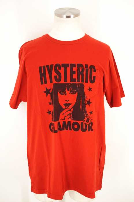 HYSTERIC GLAMOUR （ヒステリックグラマー） THE STAR WOMAN pt ポケ付T-SH メンズ トップス