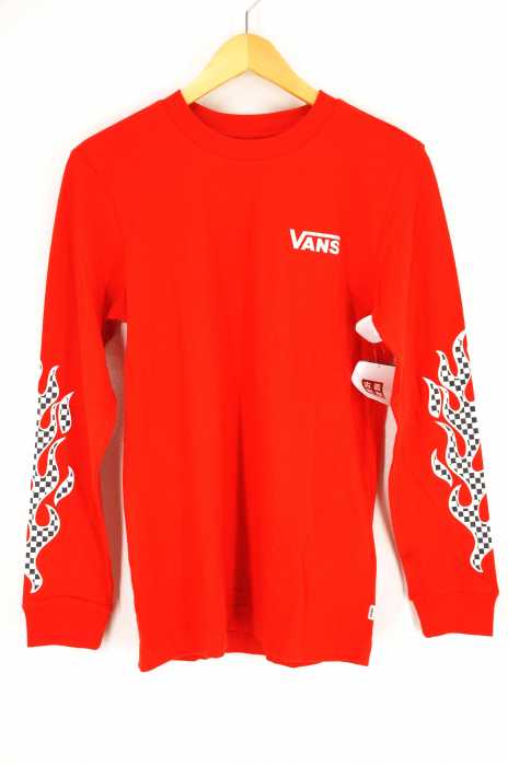 VANS （バンズ ） 袖ファイヤープリント カットソー メンズ トップス